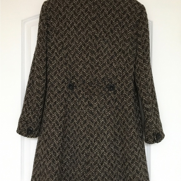 Brown Tweed Coat - Picture 4 of 7